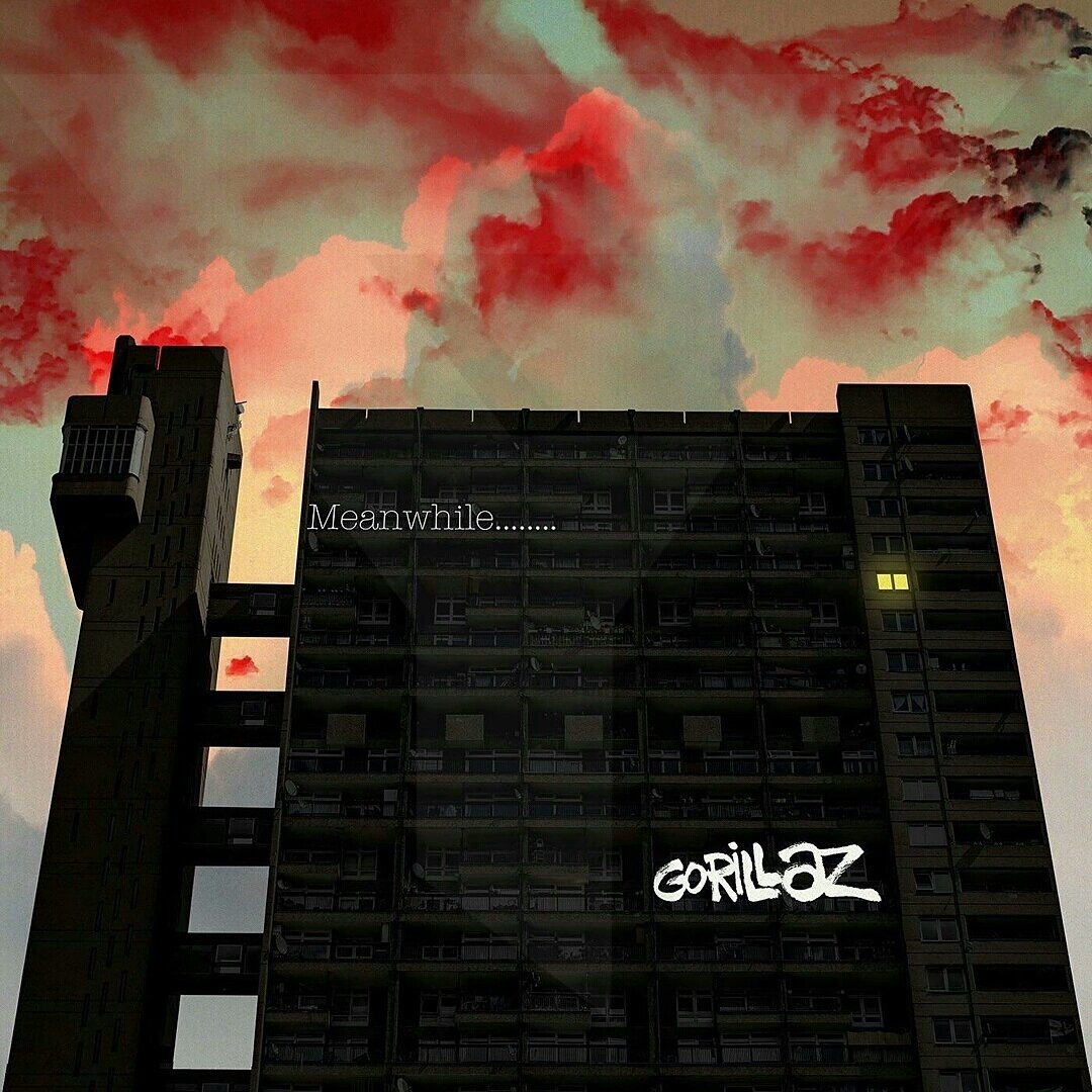 Gorillaz featuring Jelani Blackman & Barrington Levy — Meanwhile cover artwork
