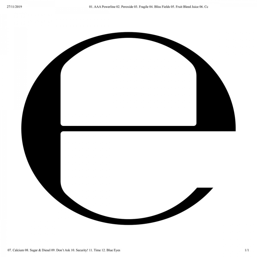 Ecco2K — Peroxide cover artwork