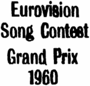Various Artists Eurovision Song Contest: London 1960 cover artwork