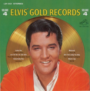 Elvis Presley — Elvis&#039; Gold Records Volume 4 cover artwork