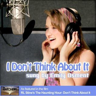 Emily Osment I Don&#039;t Think About It cover artwork