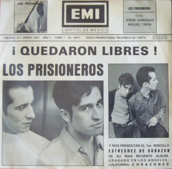 Los Prisioneros — Estrechez de Corazón cover artwork