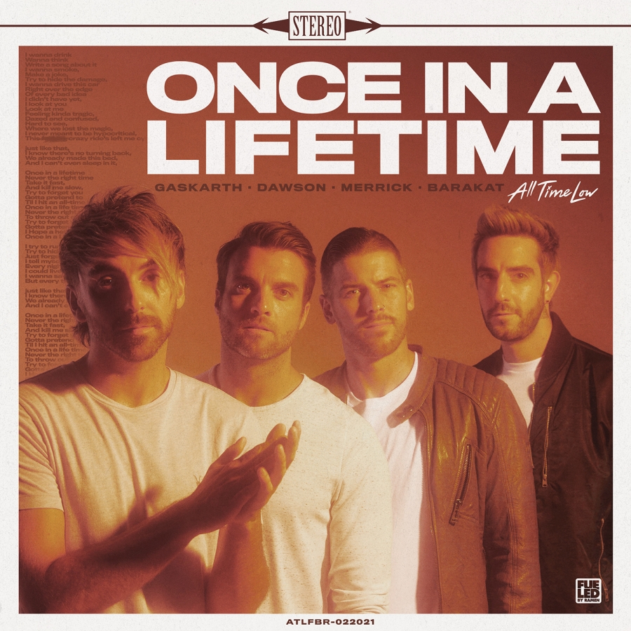 All Time Low Once In A Lifetime cover artwork