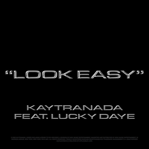 KAYTRANADA ft. featuring Lucky Daye Look Easy cover artwork