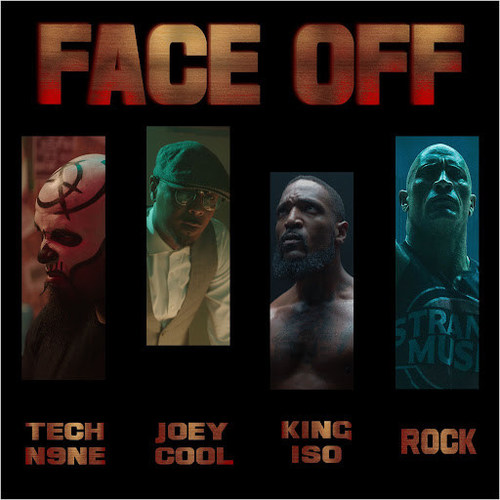 Tech N9ne ft. featuring Joey Cool, King Iso, & Dwayne Johnson Face Off cover artwork