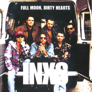 INXS Full Moon, Dirty Hearts cover artwork