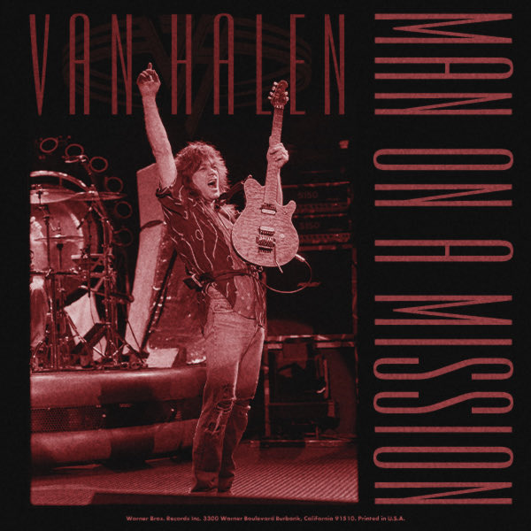 Van Halen Man on a Mission cover artwork