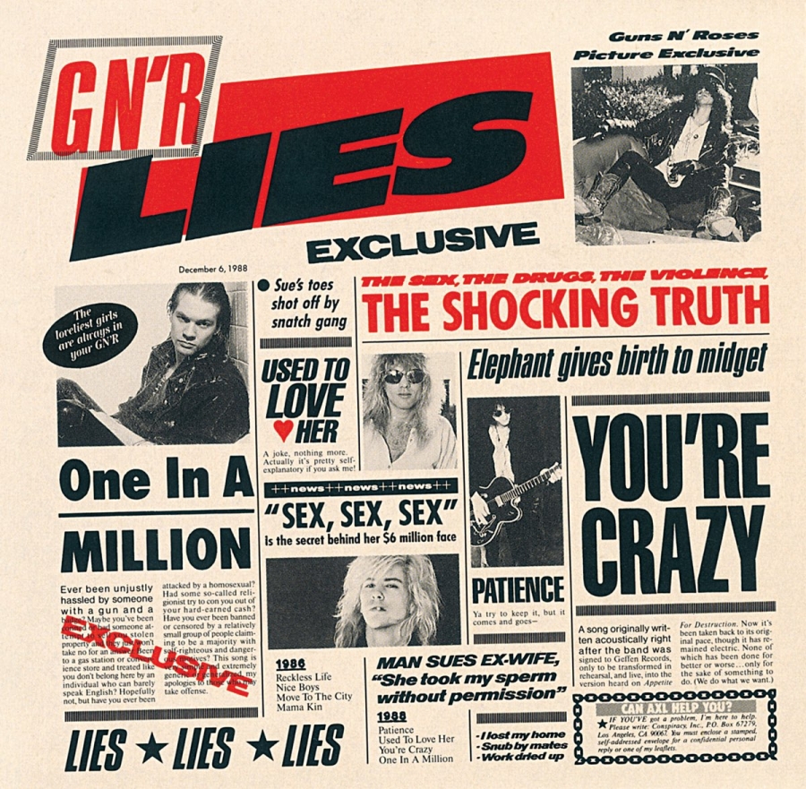 Guns N&#039; Roses — You&#039;re Crazy cover artwork