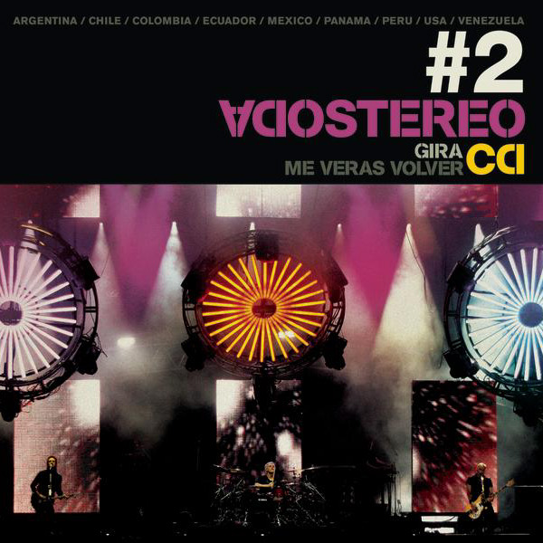 Soda Stereo Gira Me Verás Volver, Vol. 2 cover artwork
