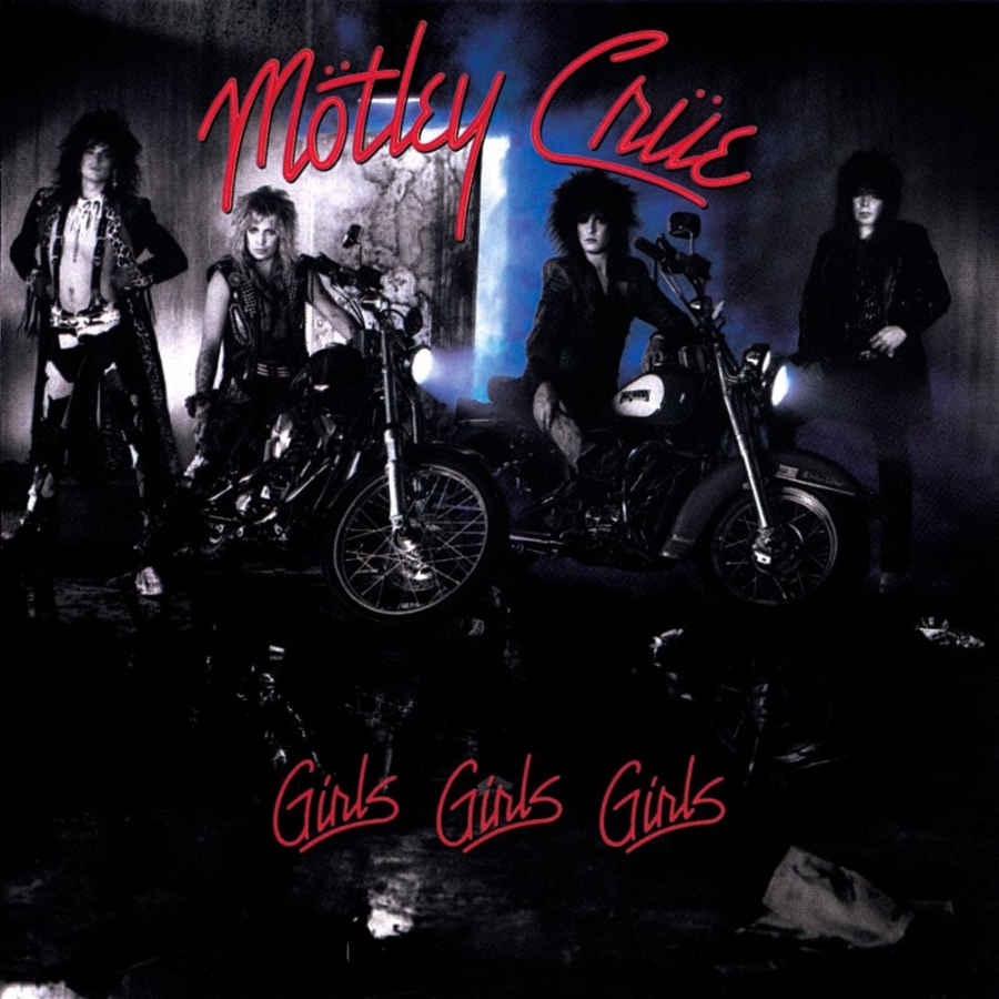 Mötley Crüe Girls, Girls, Girls cover artwork