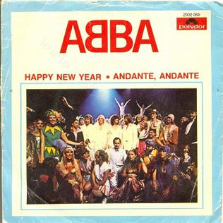 ABBA Happy New Year cover artwork