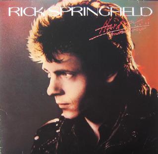 Rick Springfield Hard to Hold (Soundtrack Recording) cover artwork