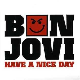 Bon Jovi — Have A Nice Day cover artwork