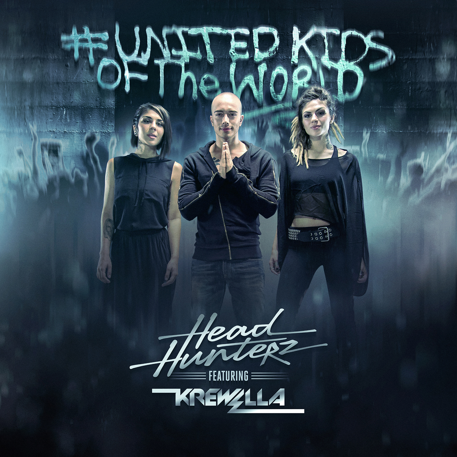Headhunterz ft. featuring Krewella United Kids Of The World cover artwork