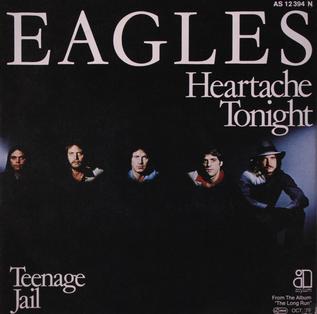 Eagles Heartache Tonight cover artwork