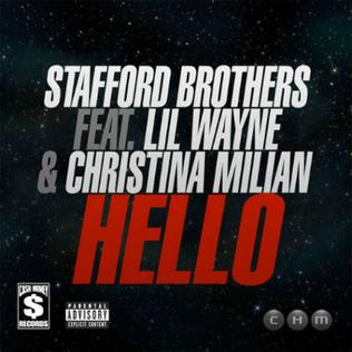 Stafford Brothers ft. featuring Lil Wayne & Christina Milian Hello cover artwork
