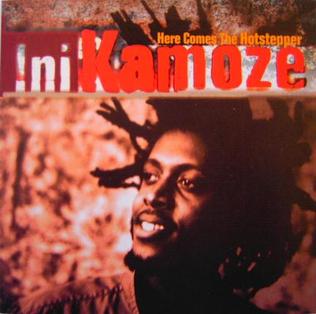 Ini Kamoze Here Comes the Hotstepper cover artwork