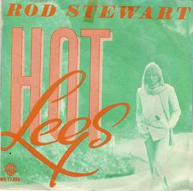Rod Stewart Hot Legs cover artwork