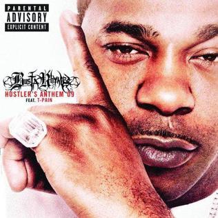 Busta Rhymes featuring T-Pain — Hustler&#039;s Anthem &#039;09 cover artwork