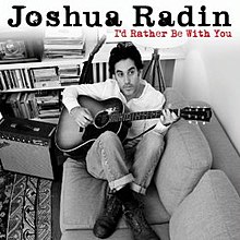 Joshua Radin — I&#039;d Rather Be With You cover artwork