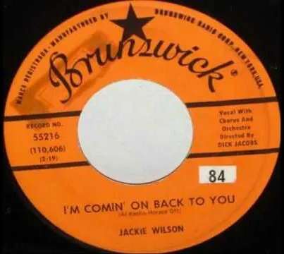 Jackie Wilson — I&#039;m Comin&#039; on Back to You cover artwork