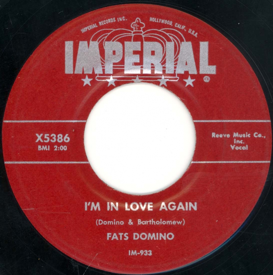 Fats Domino — I&#039;m in Love Again cover artwork