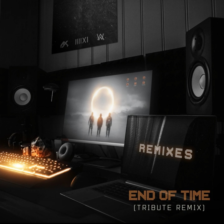 K-391, Alan Walker, Ahrix, Edd Blaze, Max Pross, STØRM, CHYL, & G5SH — End Of Time (Tribute Remix) cover artwork