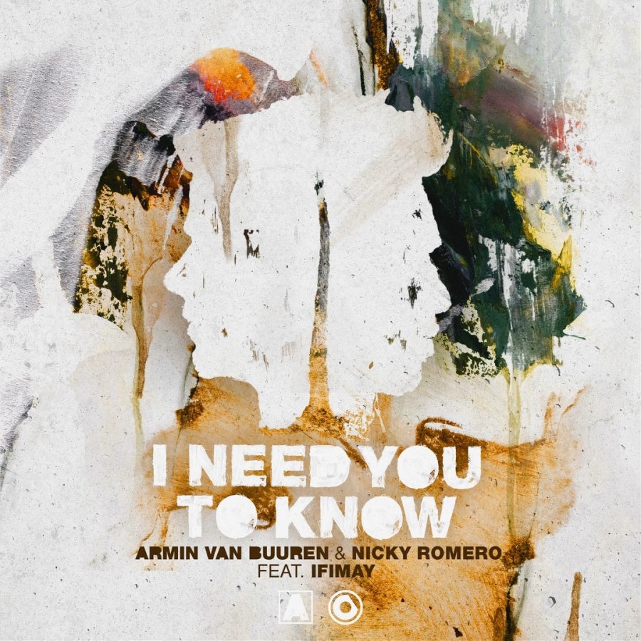 Armin van Buuren & Nicky Romero ft. featuring Ifimay I Need You To Know cover artwork