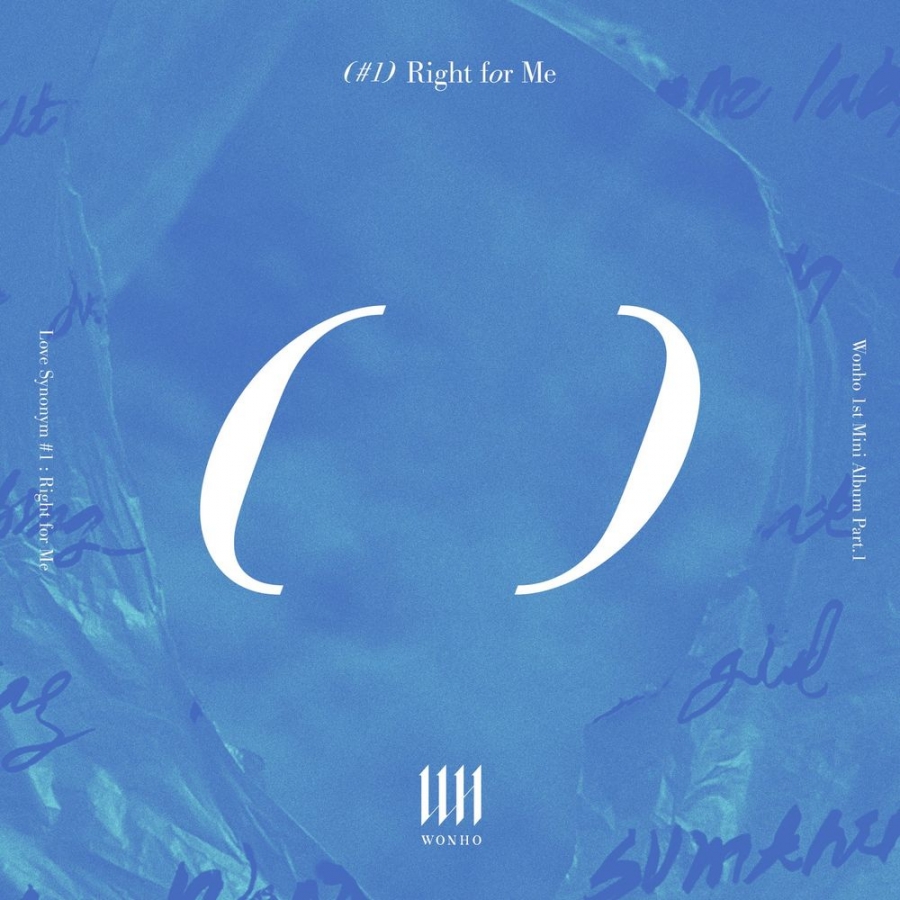WONHO Love Synonym #1 : Right for Me cover artwork