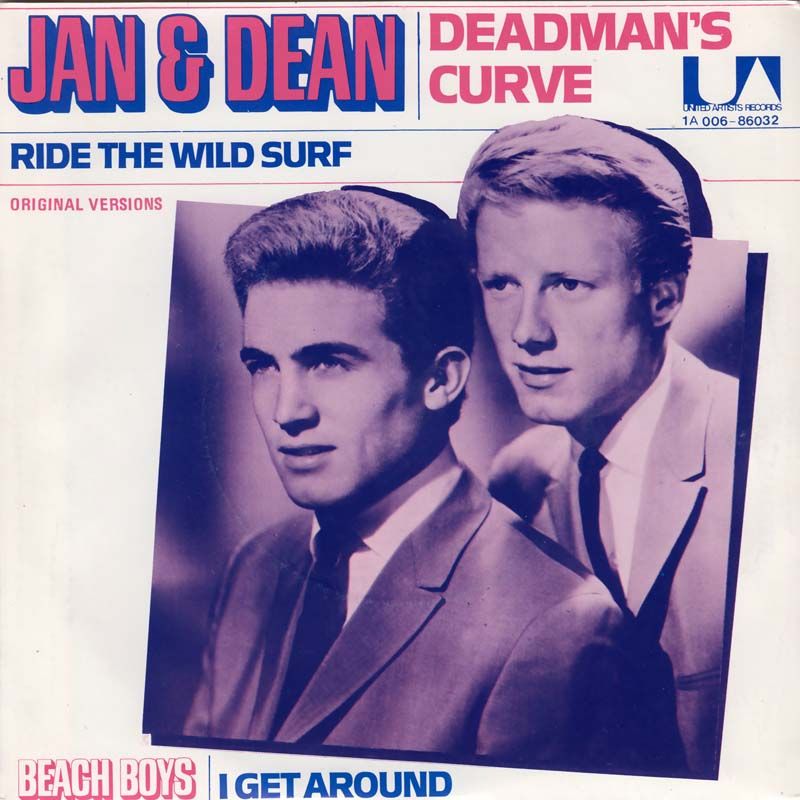 Jan &amp; Dean Dead Man&#039;s Curve cover artwork