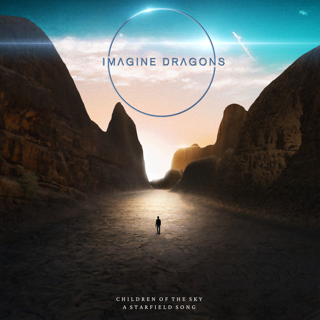 Imagine Dragons Children of the Sky (a Starfield song) cover artwork