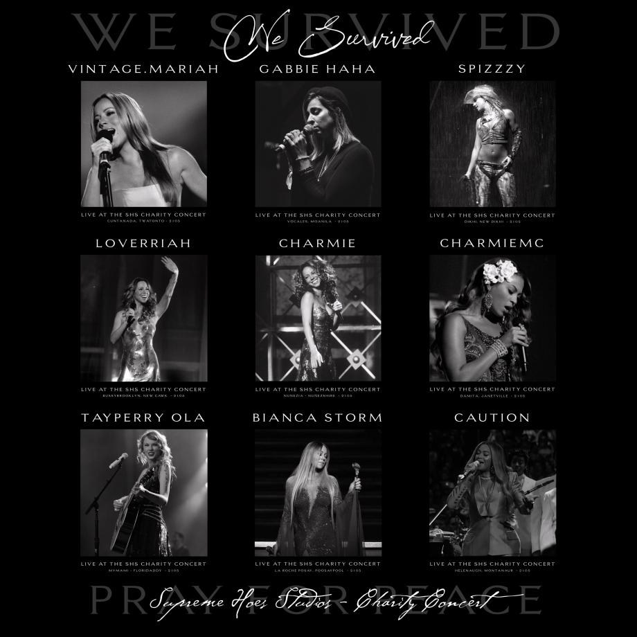 Vintage Mariah, Gabbie Haha, Spizzzy, Loverriah, Charmie, CMC, Tayperry Ola, Diva Bianca, & Caution We Survived: Pray For Peace cover artwork