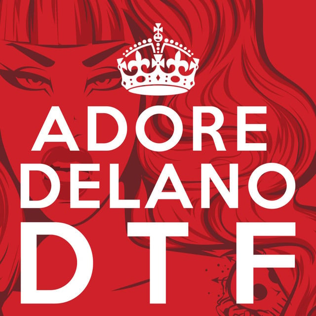 Adore Delano — DTF cover artwork