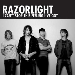 Razorlight I Can&#039;t Stop This Feeling I&#039;ve Got cover artwork