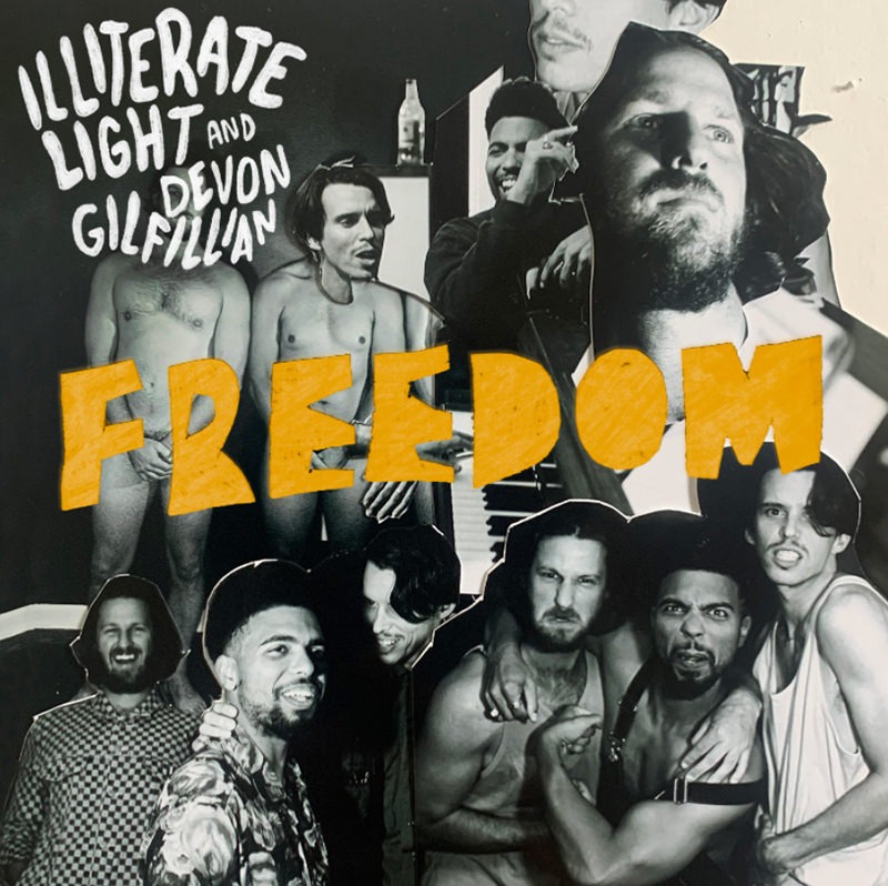 Illiterate Light & Devon Gilfillian Freedom cover artwork