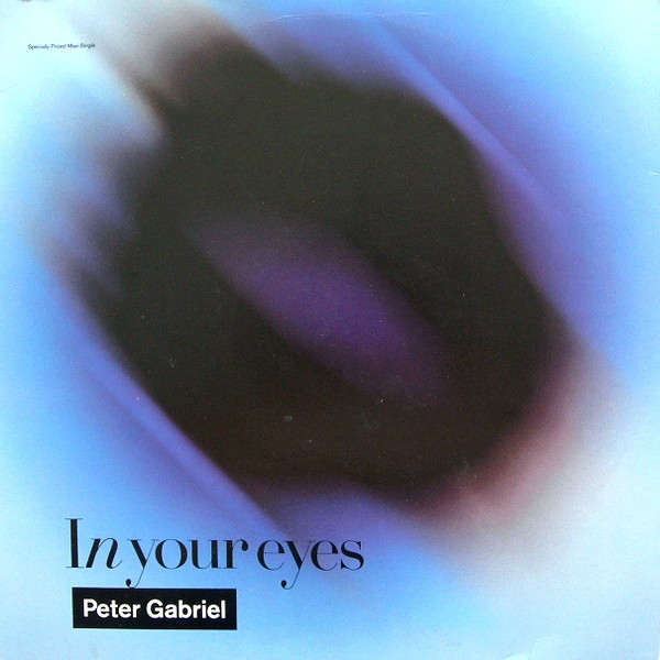 Peter Gabriel In Your Eyes cover artwork