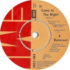 A Raincoat — It Came in the Night cover artwork