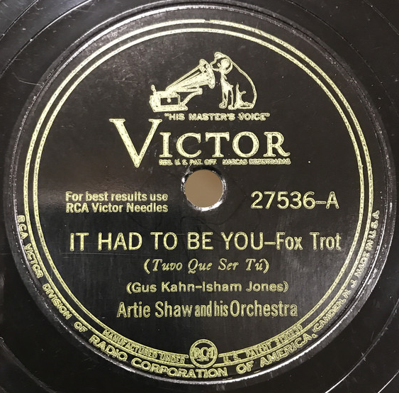 Artie Shaw — It Had to Be You cover artwork