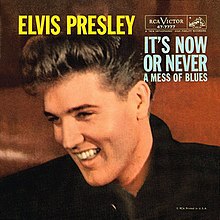 Elvis Presley — It&#039;s Now or Never cover artwork