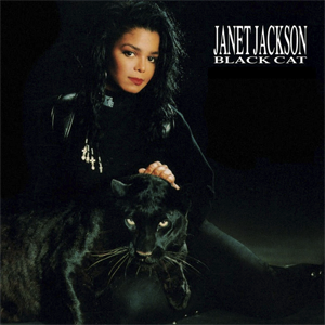 Janet Jackson Black Cat cover artwork
