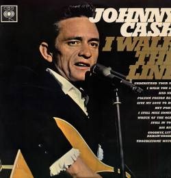 Johnny Cash I Walk the Line cover artwork