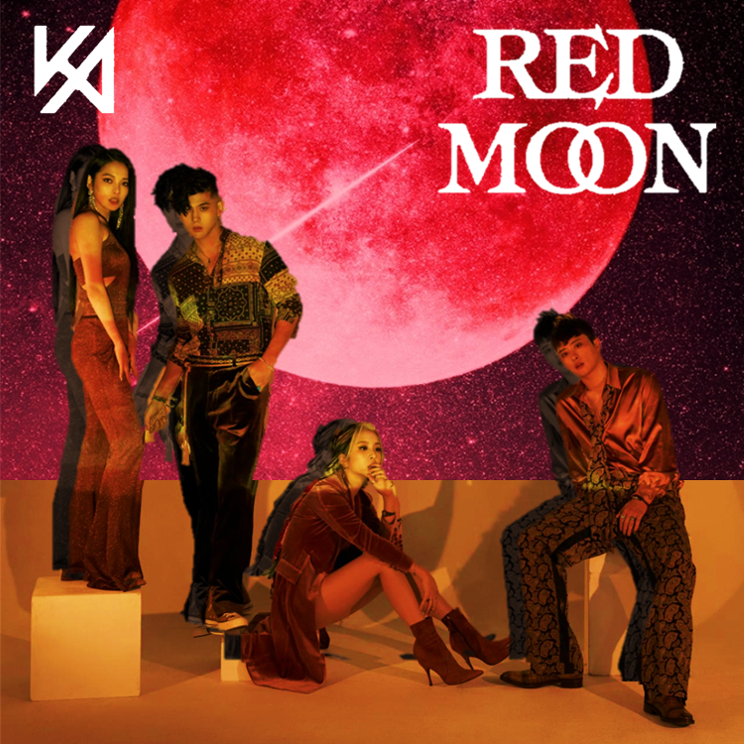 KARD Red Moon - 4th Mini Album cover artwork