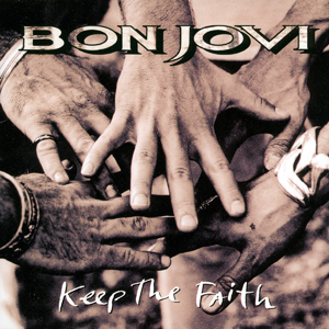 Bon Jovi Keep the Faith cover artwork