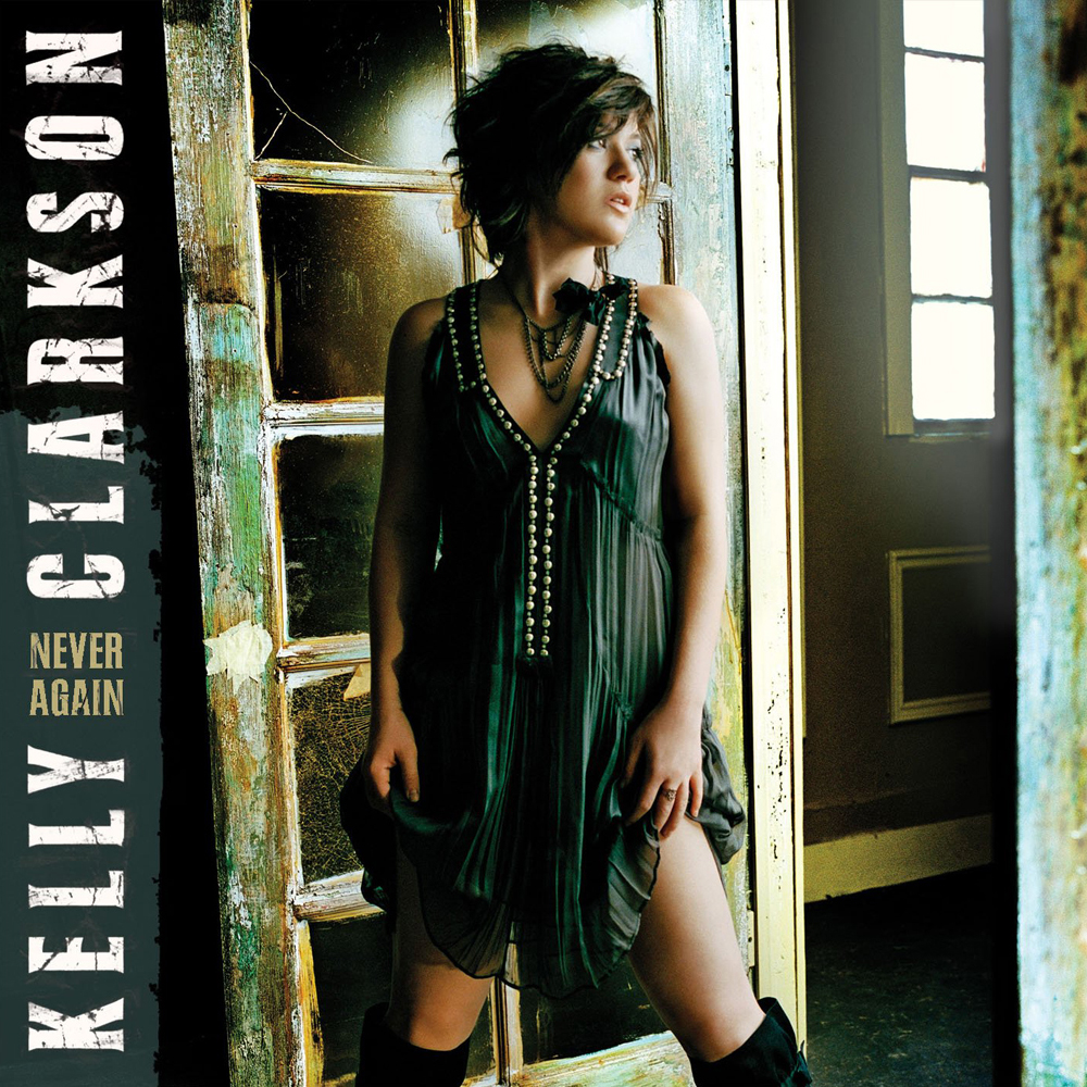 Kelly Clarkson — Never Again cover artwork