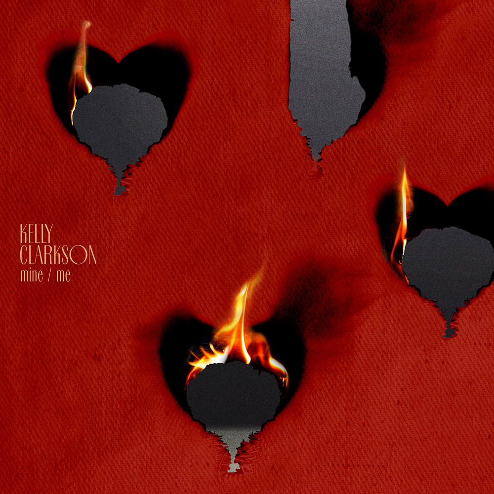 Kelly Clarkson — mine cover artwork