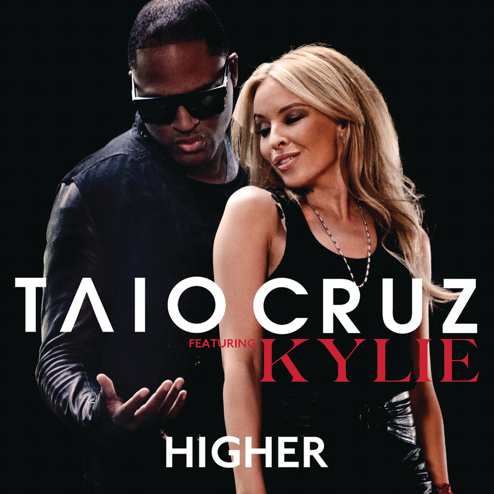 Taio Cruz ft. featuring Kylie Minogue Higher cover artwork