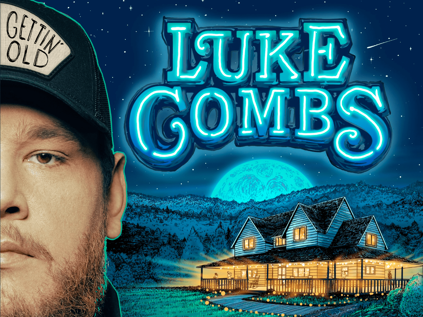 Luke Combs — Growin&#039; Up &amp; Gettin&#039; Old cover artwork