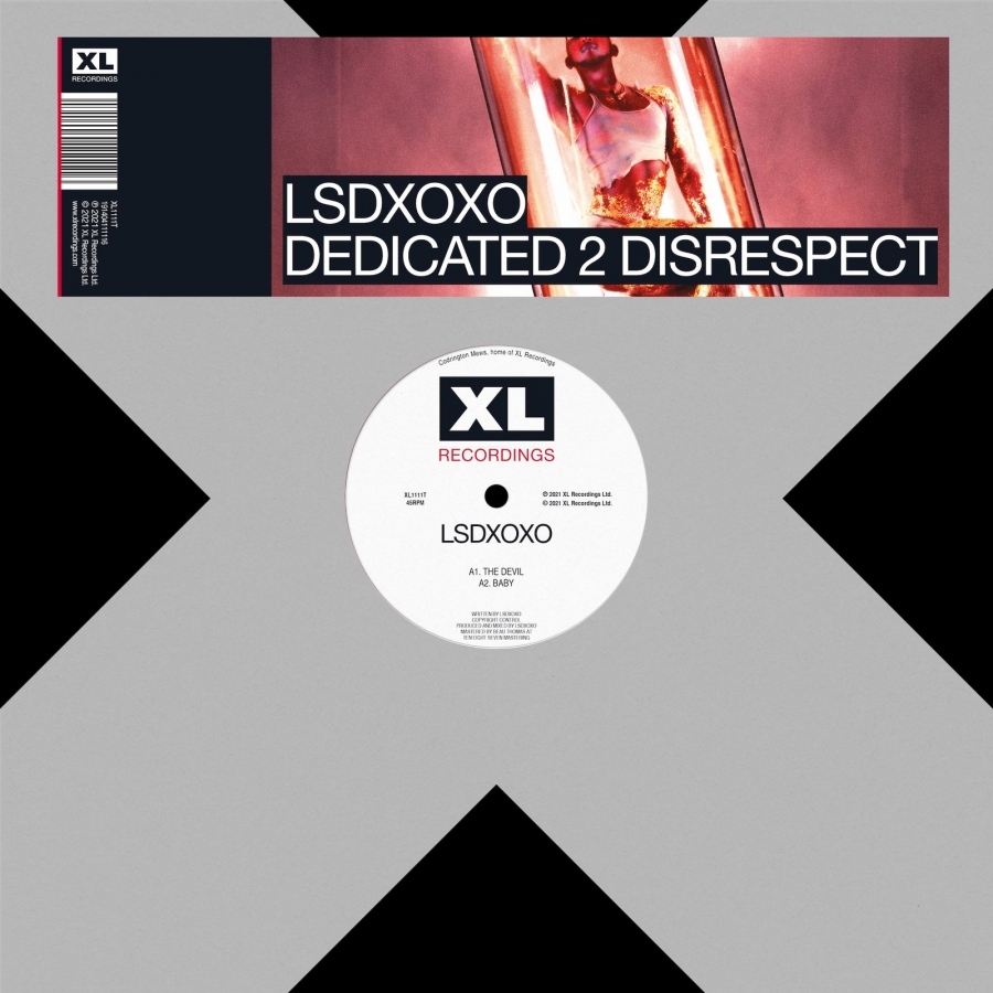 LSDXOXO DEDICATED 2 DISRESPECT cover artwork