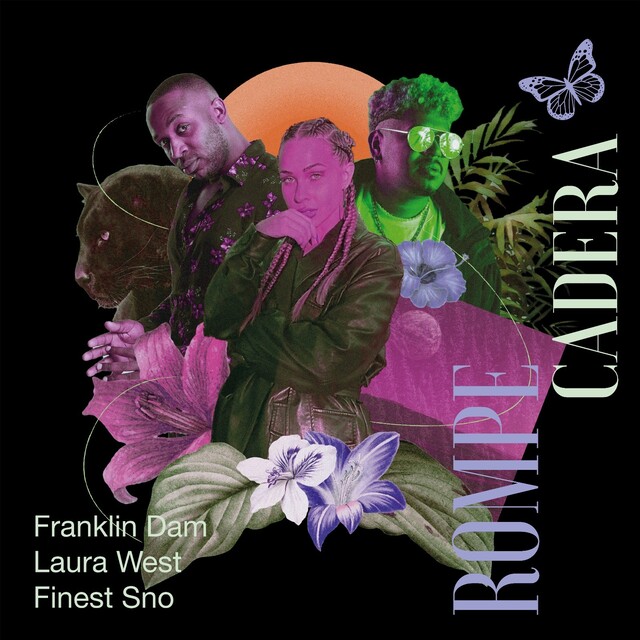 Franklin Dam featuring Laura West &amp; Finest Sno — Rompe Cadera cover artwork