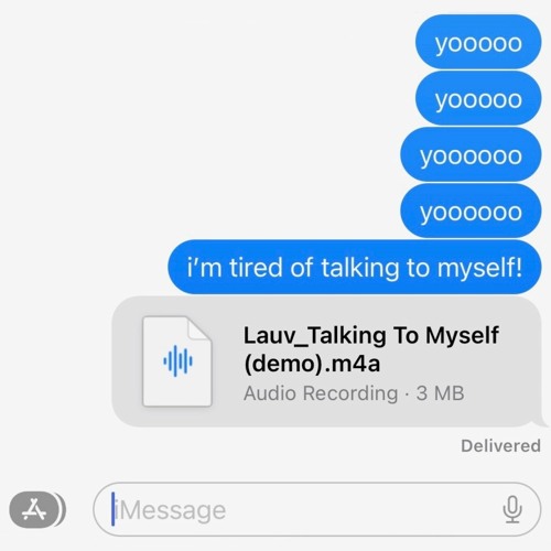Lauv — Talking To Myself (demo) cover artwork